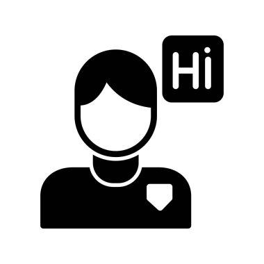 Çevirmen basit simge, vektör illüstrasyonu