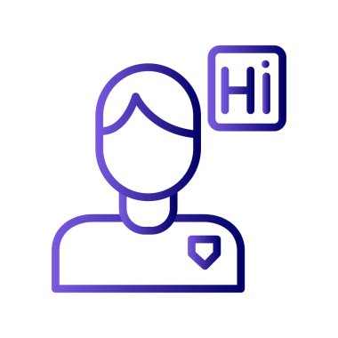 Çevirmen basit simge, vektör illüstrasyonu