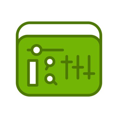 Ses Karıştırıcı basit simgesi, vektör illüstrasyonu