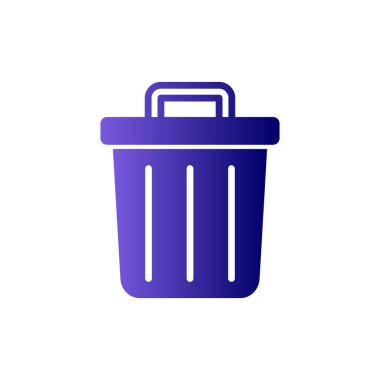 vektör çizim çöp tenekesi