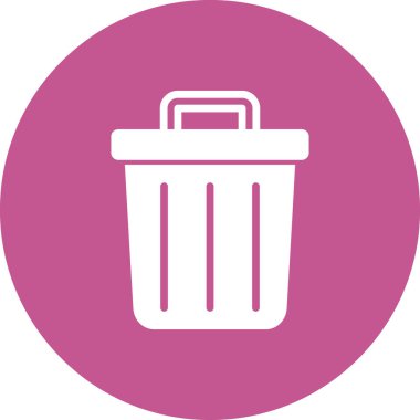 vektör çizim çöp tenekesi