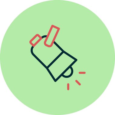 Spotlight modern simgesinin vektör illüstrasyonu