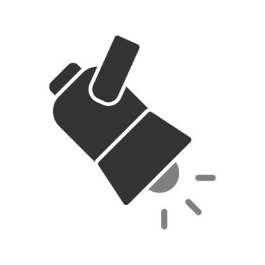 Spotlight modern simgesinin vektör illüstrasyonu