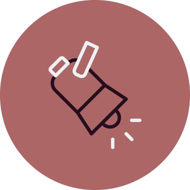 Spotlight modern simgesinin vektör illüstrasyonu