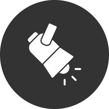 Spotlight modern simgesinin vektör illüstrasyonu