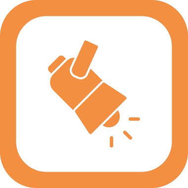 Spotlight modern simgesinin vektör illüstrasyonu