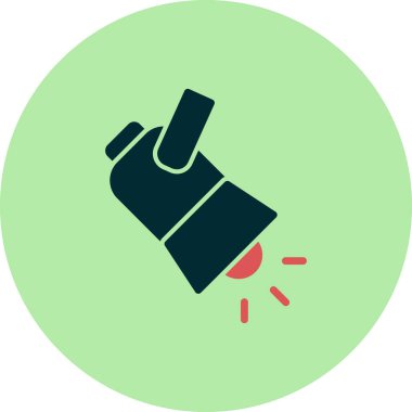 Spotlight modern simgesinin vektör illüstrasyonu