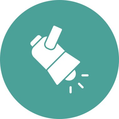 Spotlight modern simgesinin vektör illüstrasyonu