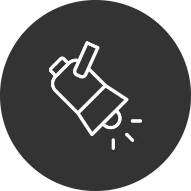Spotlight modern simgesinin vektör illüstrasyonu