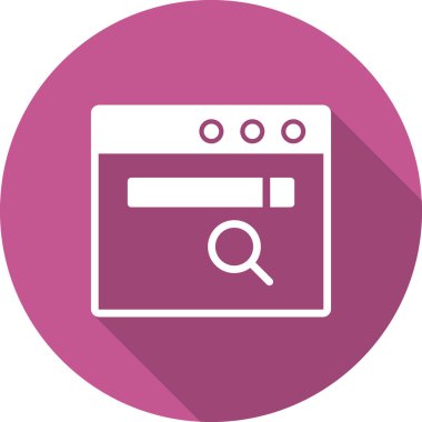 tarayıcı simgesi vektör illüstrasyonu 