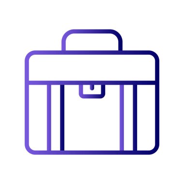 bavul ikonu vektör illüstrasyonu