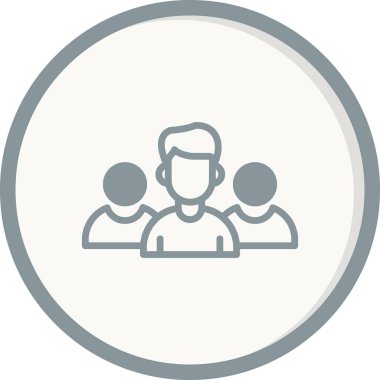 iş takımı simgesi vektör illüstrasyonu