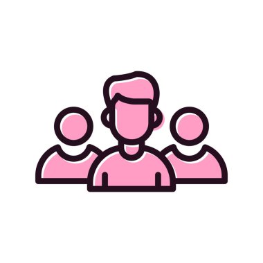 iş takımı simgesi vektör illüstrasyonu