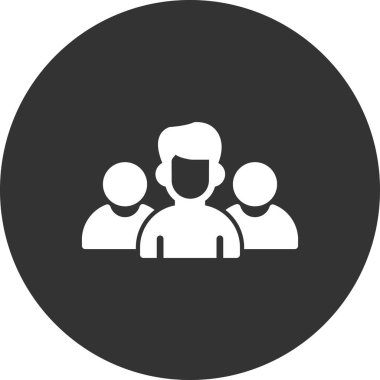 iş takımı simgesi vektör illüstrasyonu