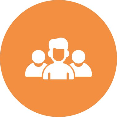 iş takımı simgesi vektör illüstrasyonu