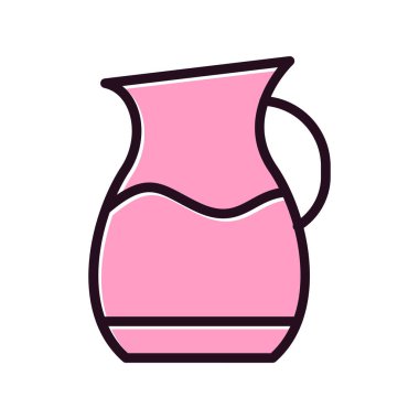 Su kavanozu simgesi, vektör illüstrasyon tasarımı