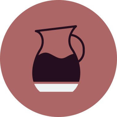 Su kavanozu simgesi, vektör illüstrasyon tasarımı