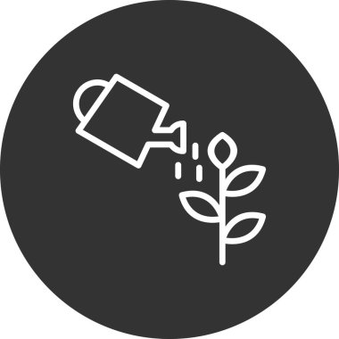 sulandırma kutusu simgesi, basit vektör illüstrasyon masajı