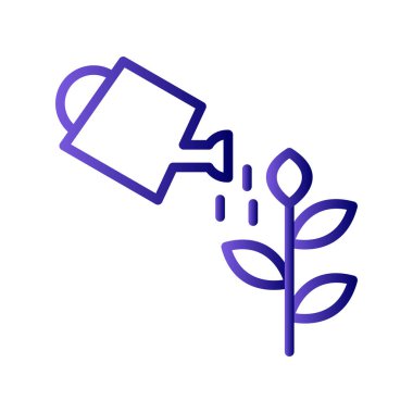 sulandırma kutusu simgesi, basit vektör illüstrasyon masajı