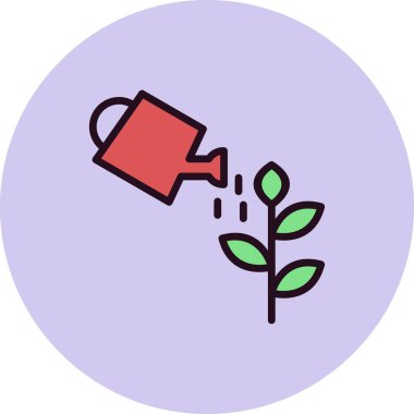 sulandırma kutusu simgesi, basit vektör illüstrasyon masajı