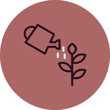 sulandırma kutusu simgesi, basit vektör illüstrasyon masajı