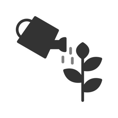 sulandırma kutusu simgesi, basit vektör illüstrasyon masajı