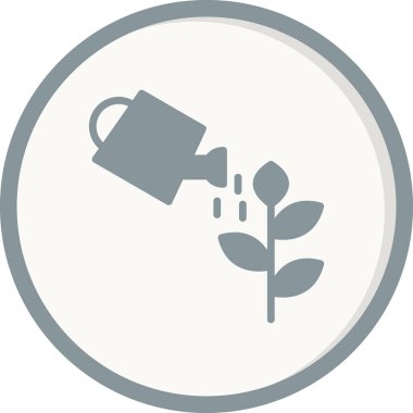 sulandırma kutusu simgesi, basit vektör illüstrasyon masajı