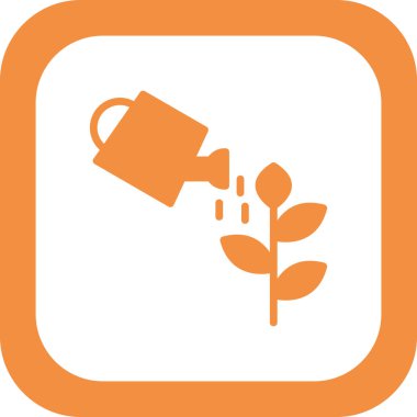 sulandırma kutusu simgesi, basit vektör illüstrasyon masajı