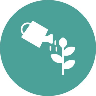 sulandırma kutusu simgesi, basit vektör illüstrasyon masajı