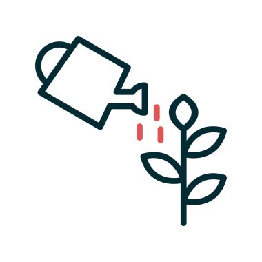 sulandırma kutusu simgesi, basit vektör illüstrasyon masajı