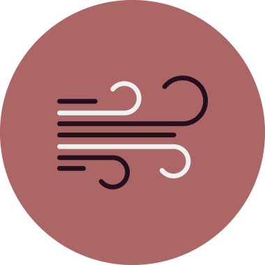 Hava simgesinin vektör illüstrasyonu 