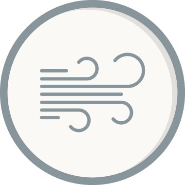 Hava simgesinin vektör illüstrasyonu 