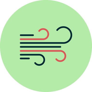 Hava simgesinin vektör illüstrasyonu 