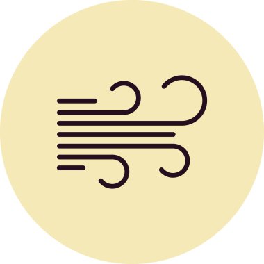 Hava simgesinin vektör illüstrasyonu 