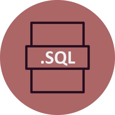 SQL icon blank, vector illustration of seo modern icon 
