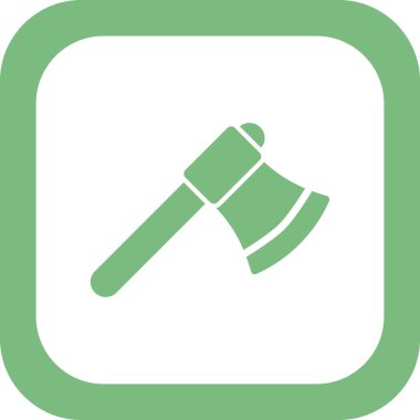 Axe simgesi, vektör illüstrasyonu