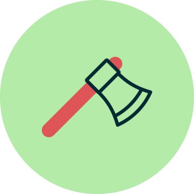 Balta simgesinin vektör illüstrasyonu