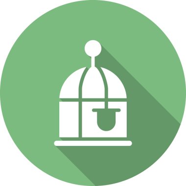 Kuş Kafesi web simgesi basit tasarım