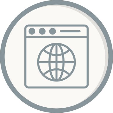 Tarayıcı penceresi. Basit tasarım