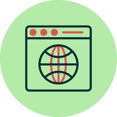 seo modern simgesinin vektör illüstrasyonu