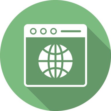 Tarayıcı penceresi. Basit resimleme