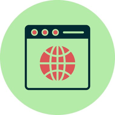 global ağ. Basit resimleme