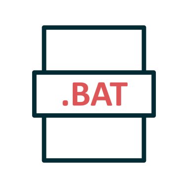 BAT, seo modern simgenin vektör illüstrasyonu 