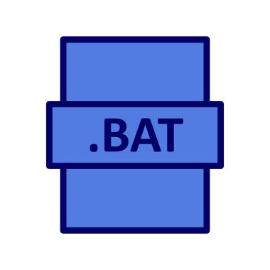 BAT, seo modern simgenin vektör illüstrasyonu 