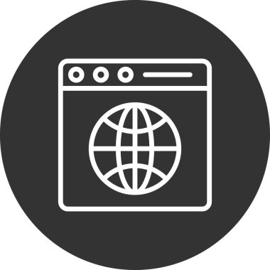 Navigasyonun vektör illüstrasyon simgesi.