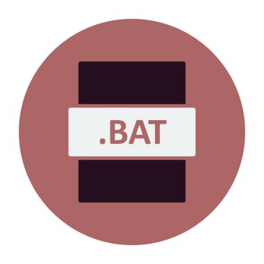 BAT, seo modern simgenin vektör illüstrasyonu 