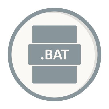 BAT, seo modern simgenin vektör illüstrasyonu 