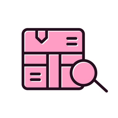 Kargo İzleme vektör çizimi modern simge 