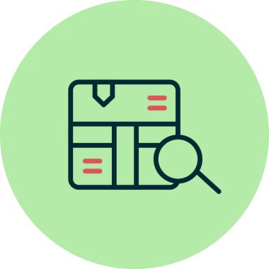 Kargo İzleme vektör çizimi modern simge 