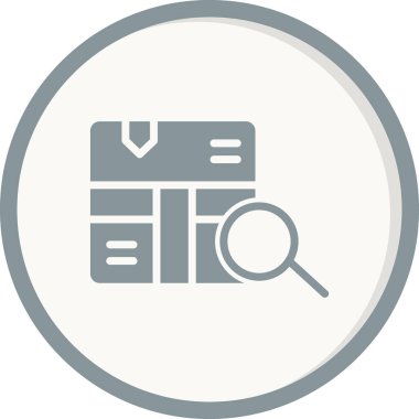 Kargo İzleme vektör çizimi modern simge 